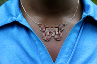 Circuit Board Butterfly Necklace
