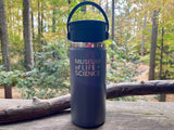 MLS x Hydro Flask 16oz. Wide Mouth Bottle - Stone