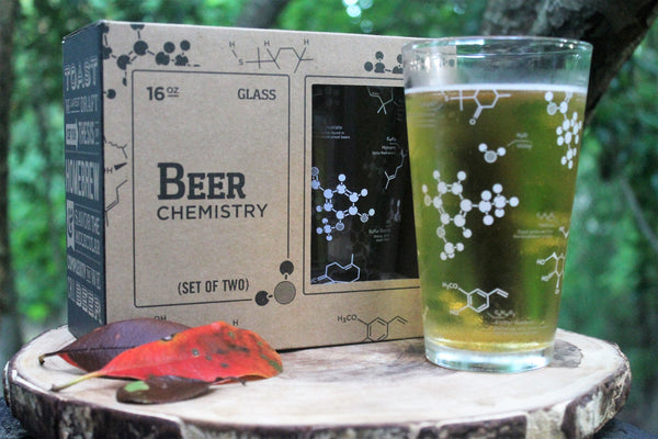 Beer Chemistry Pint Glasses